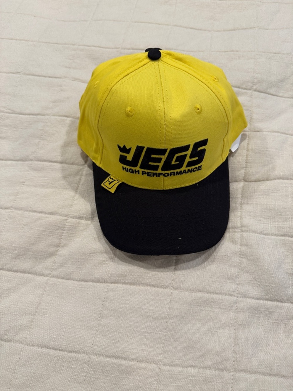 JEGS High Performance Yellow & Black Baseball Cap